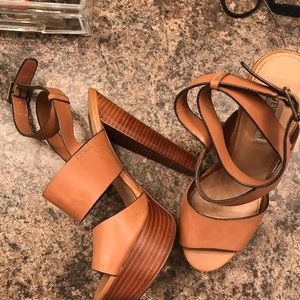 Steve Madden heels - Dark tan